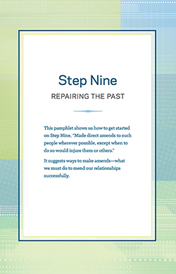 Product: Step 9 AA Repairing the Past