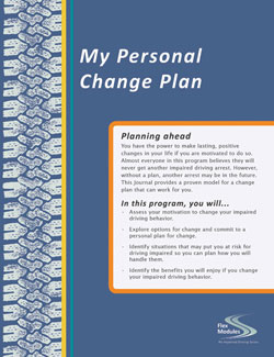 Flex Modules My Personal Change Plan Journal, Pkg. of 25