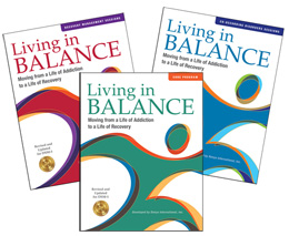 Set of three Living in Balance Books