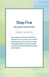 Product: Step 5 AA Telling Your Story Pkg of 10