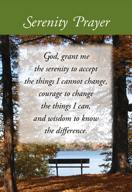 Serenity Prayer Wallet Card