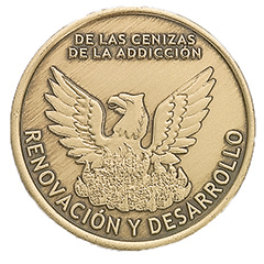 Hispanics in Recovery Medallion