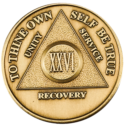 Recovery Anniversary Bronze<br/>
Available for years 1-50.<br/>
Starting at $3.39 ea.<br/>